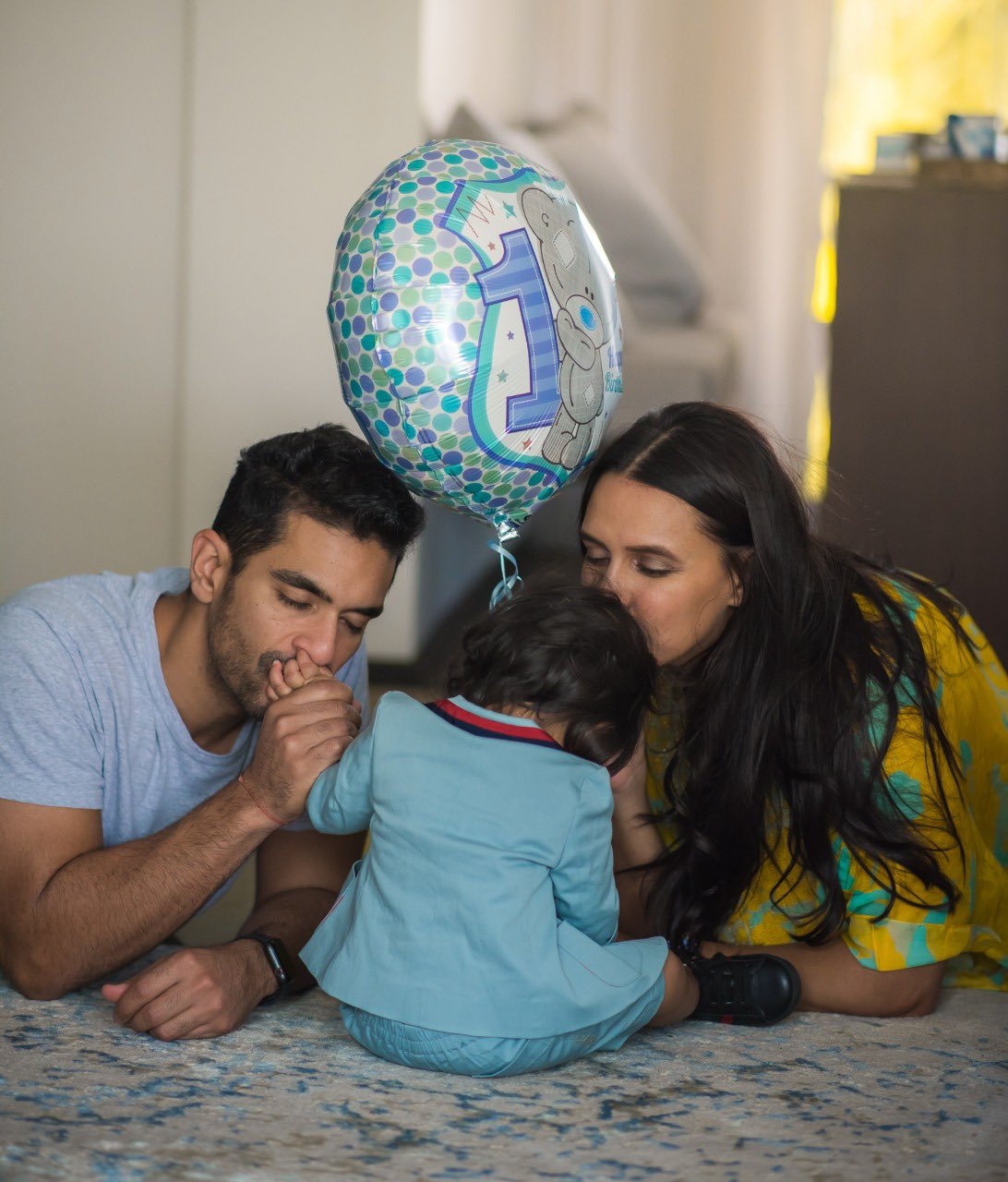 Neha has an adorable wish as daughter Mehr turns one