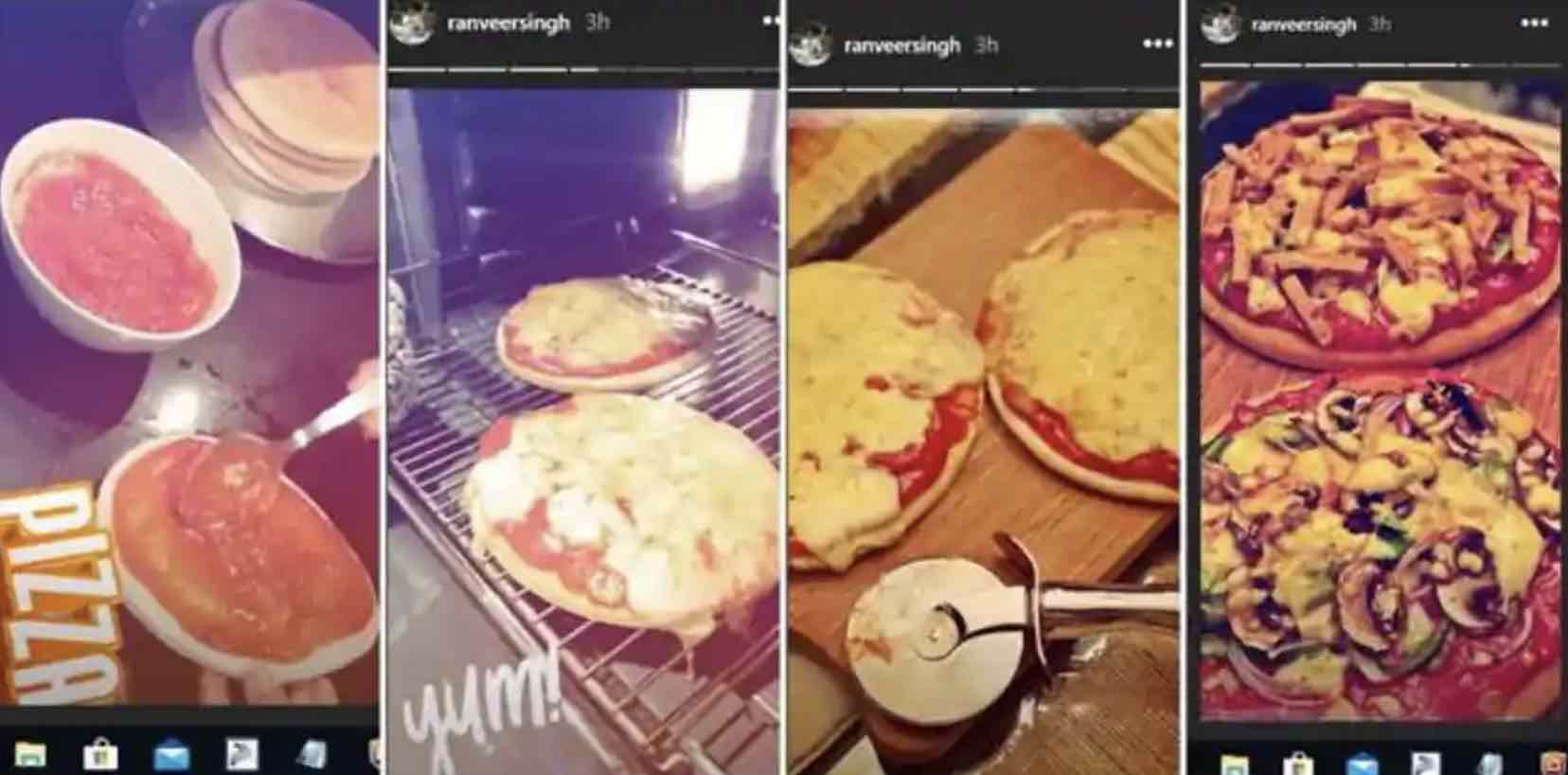 Glimpse of Deepveer's 'cheesy' pizza affair