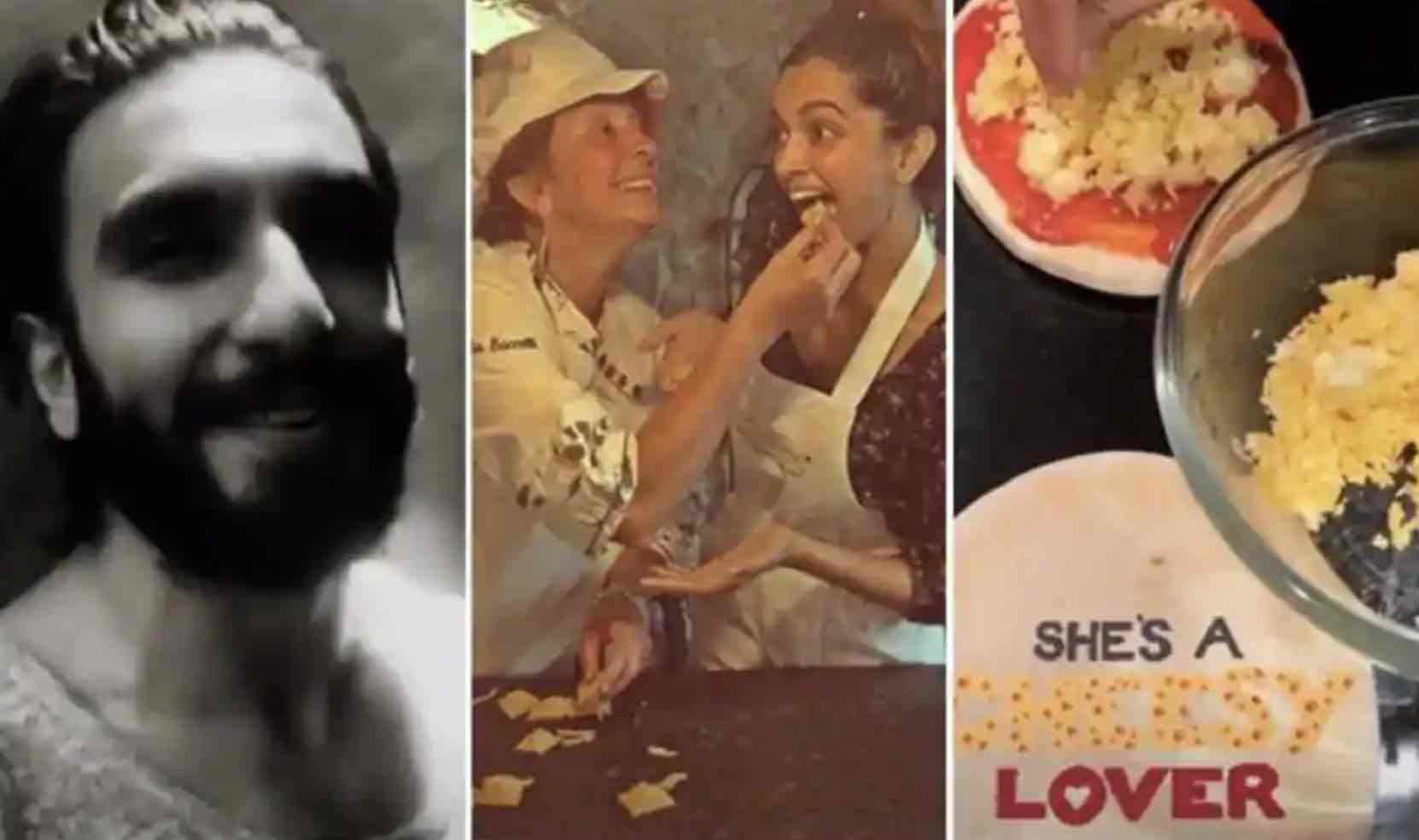 Glimpse of Deepveer's 'cheesy' pizza affair