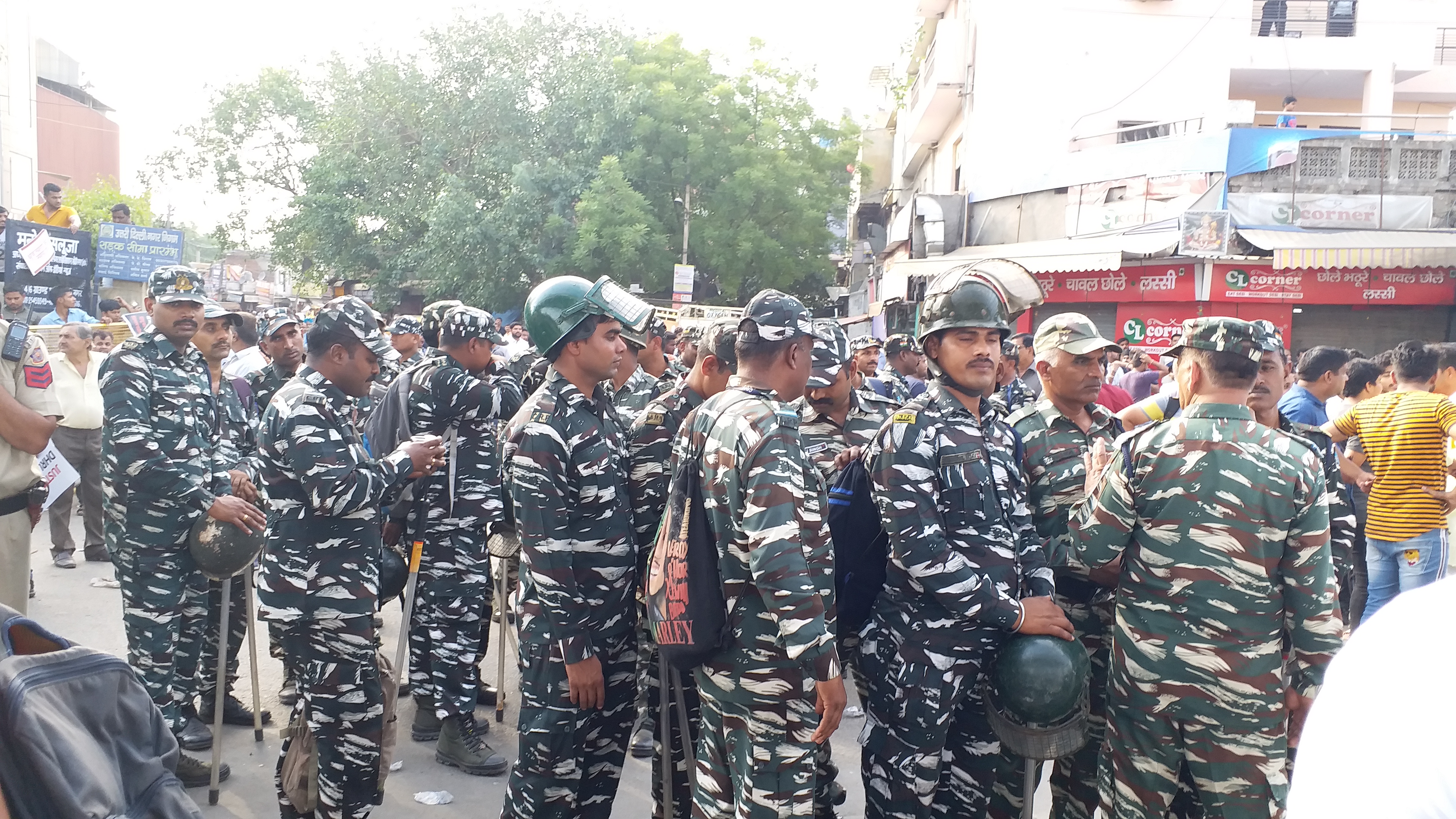 Moti Nagar murder protesters