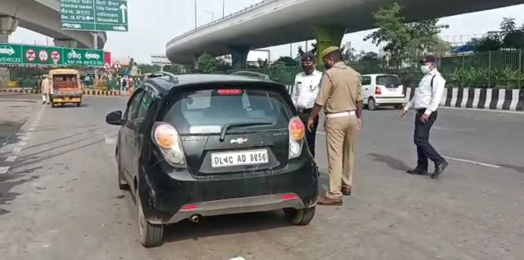 challan-of-vehicles-for-not-having-high-security-number-plate-in-gautam-budh-nagar