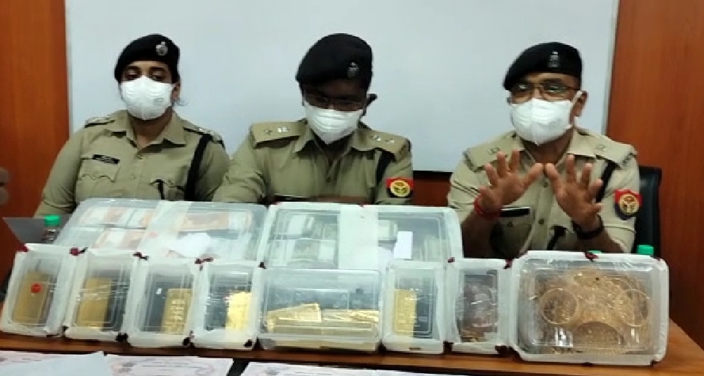 noida police arrested 6 accused in loot of 13 kg gold