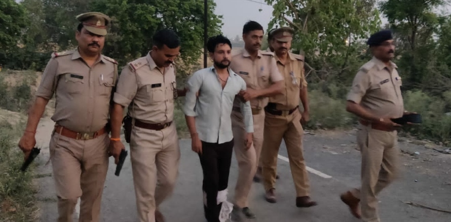 Notorious Nilesh Rajput arrested in police encounter shot in leg in retaliatory firing by Noida Police