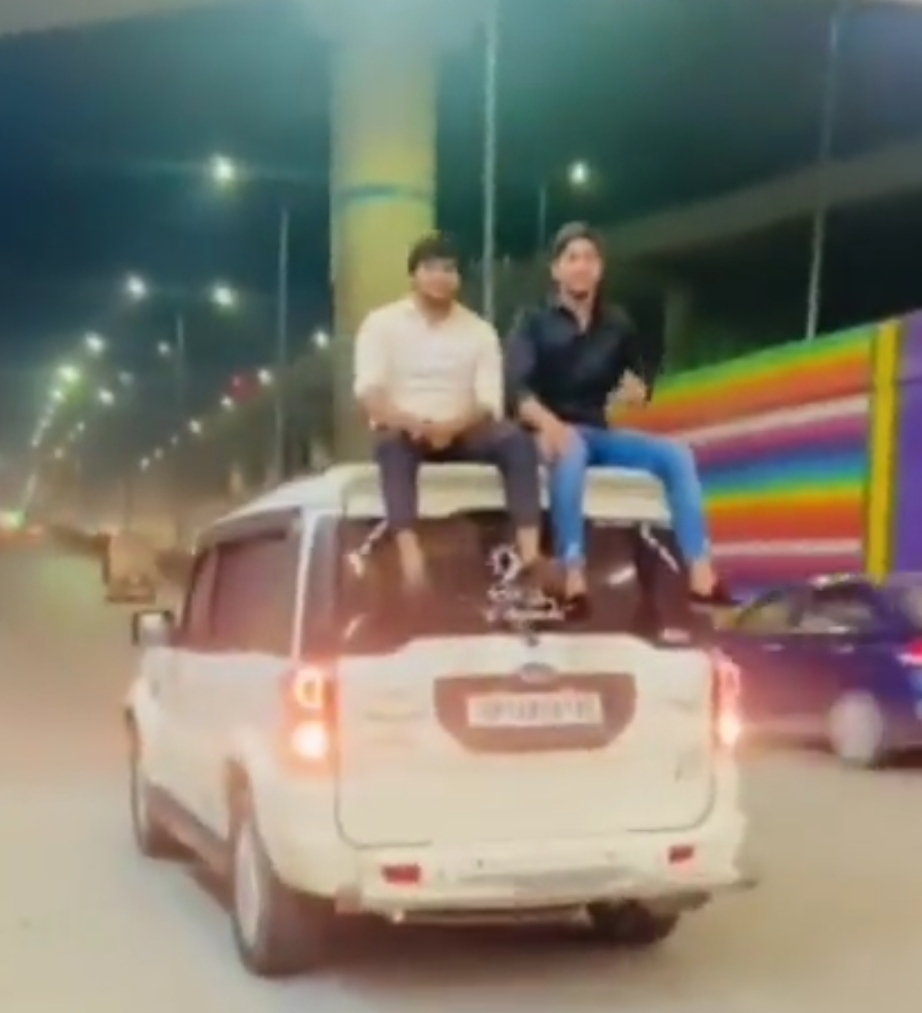 Noida nobles did stunts on Scorpio police engaged in search after video went viral