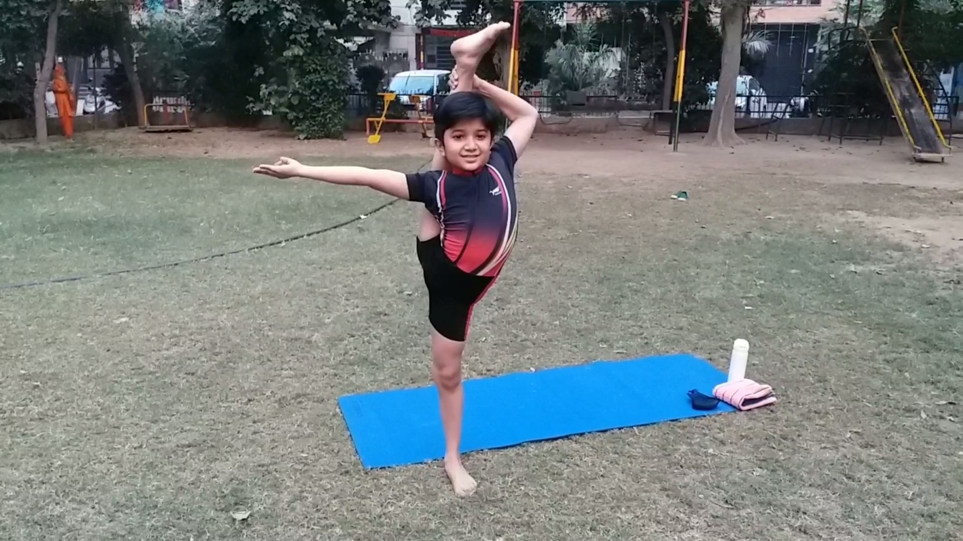 athletic yoga at the Yoga State Championship