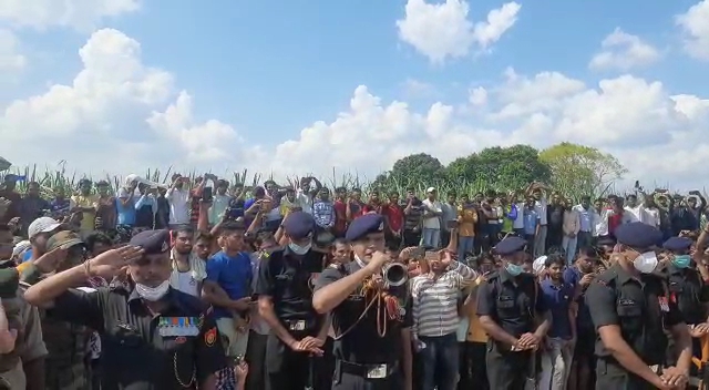 Martyred soldier funeral