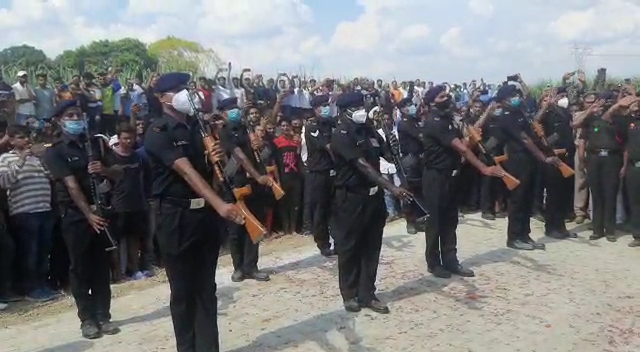 Martyred soldier funeral