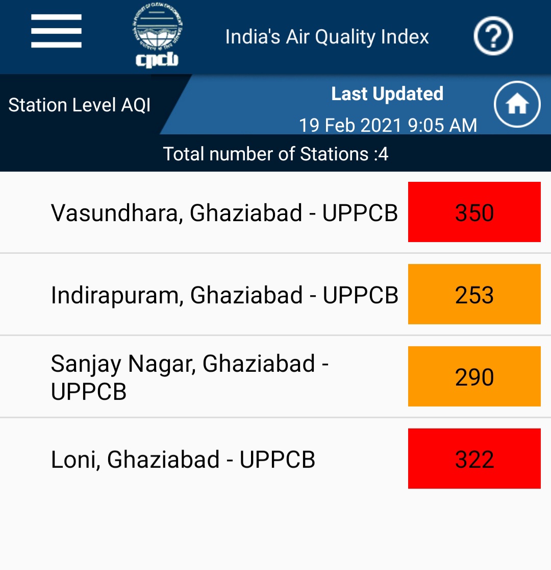 Pollution level increasing in Ghaziabad