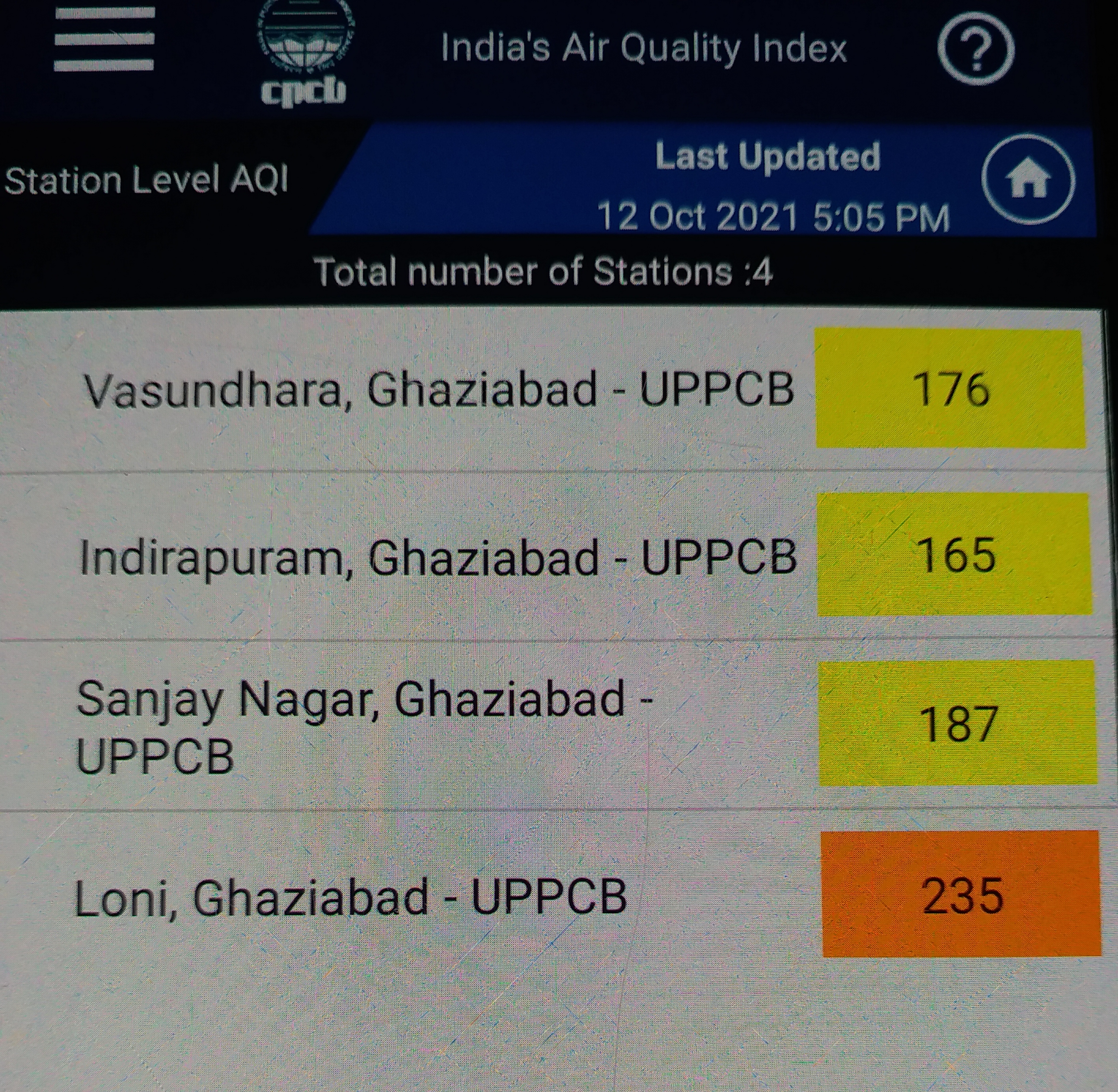 ghaziabad pollution level rises