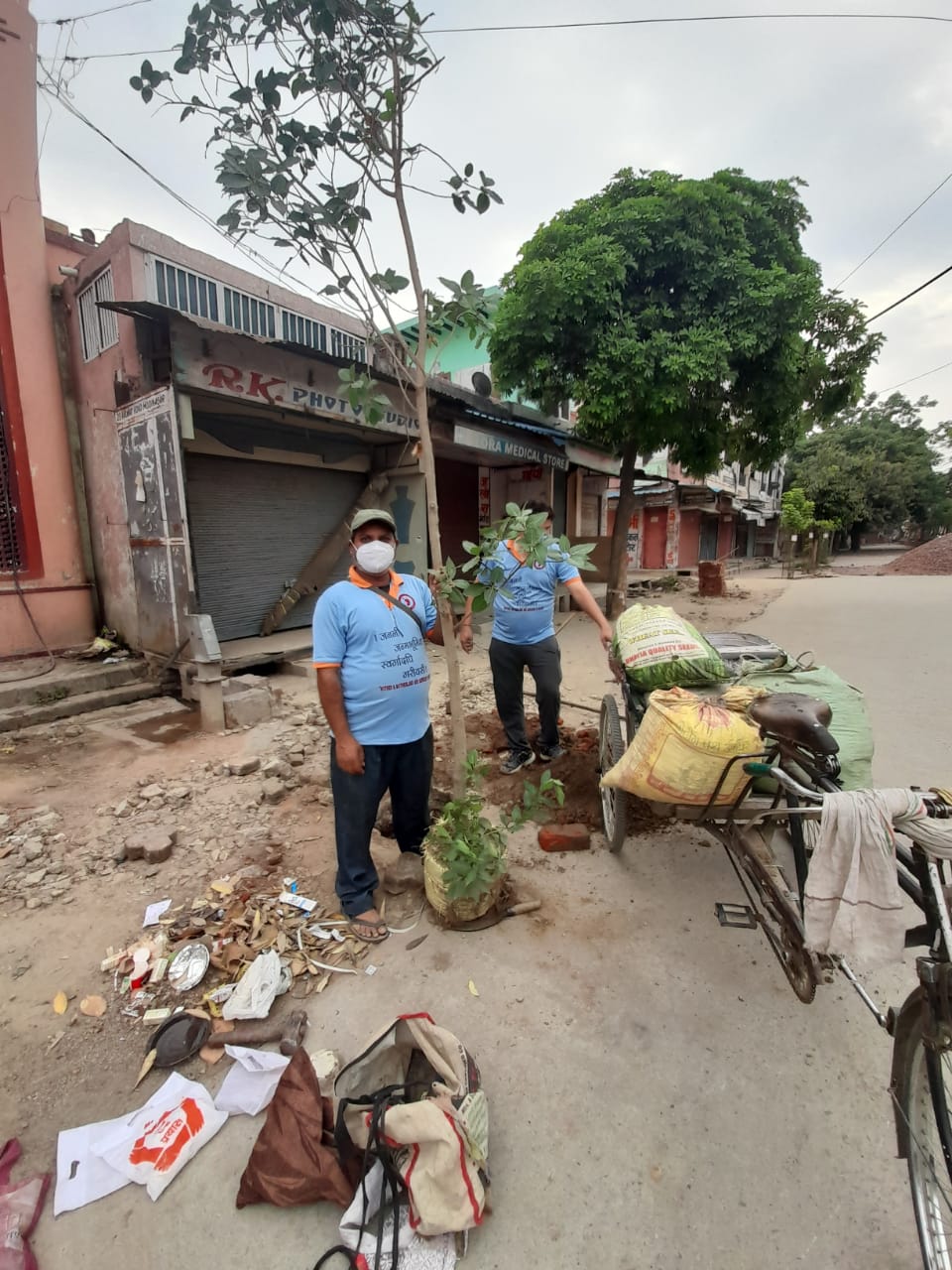 pahal ek prayaas ngo initivation of tree plantation in modinagar ghaziabad