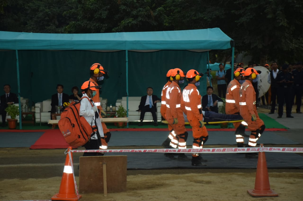 Chinese delegation reached Ghaziabad NDRF, go to rescue operations