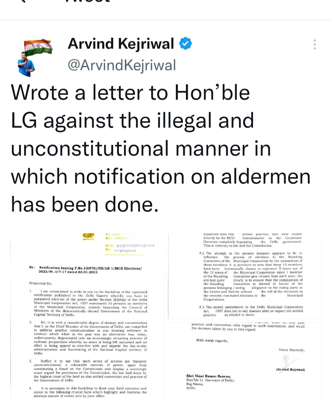 केजरीवाल ने ट्वीट कर बोला हमला.