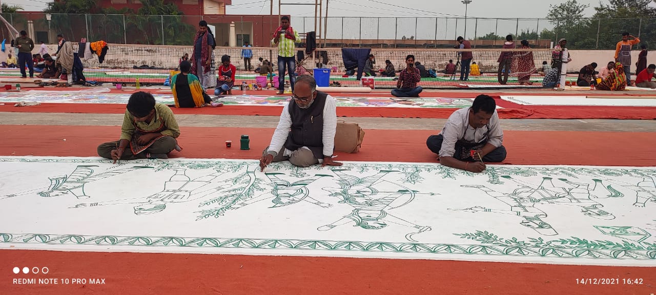 glimpse of Madhubani Manjusha painting will be seen on Rajpath in Republic Day parade