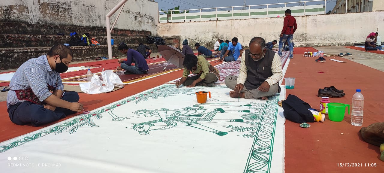 glimpse of Madhubani Manjusha painting will be seen on Rajpath in Republic Day parade