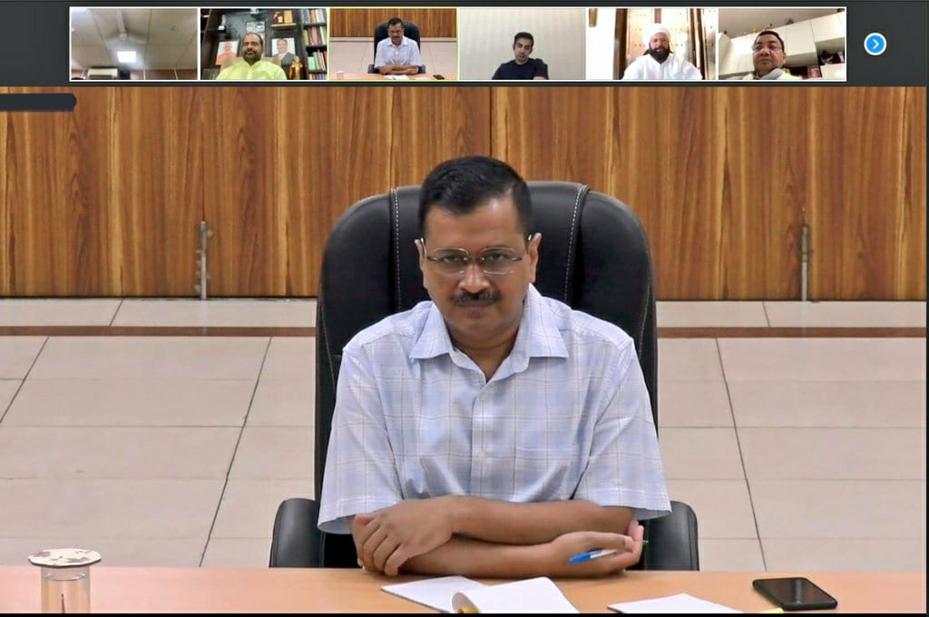 cm arvind kejriwal meeting