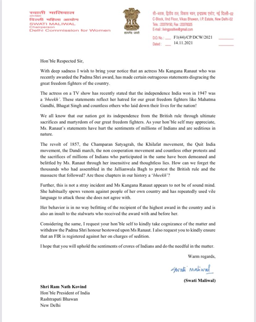 dcw letter