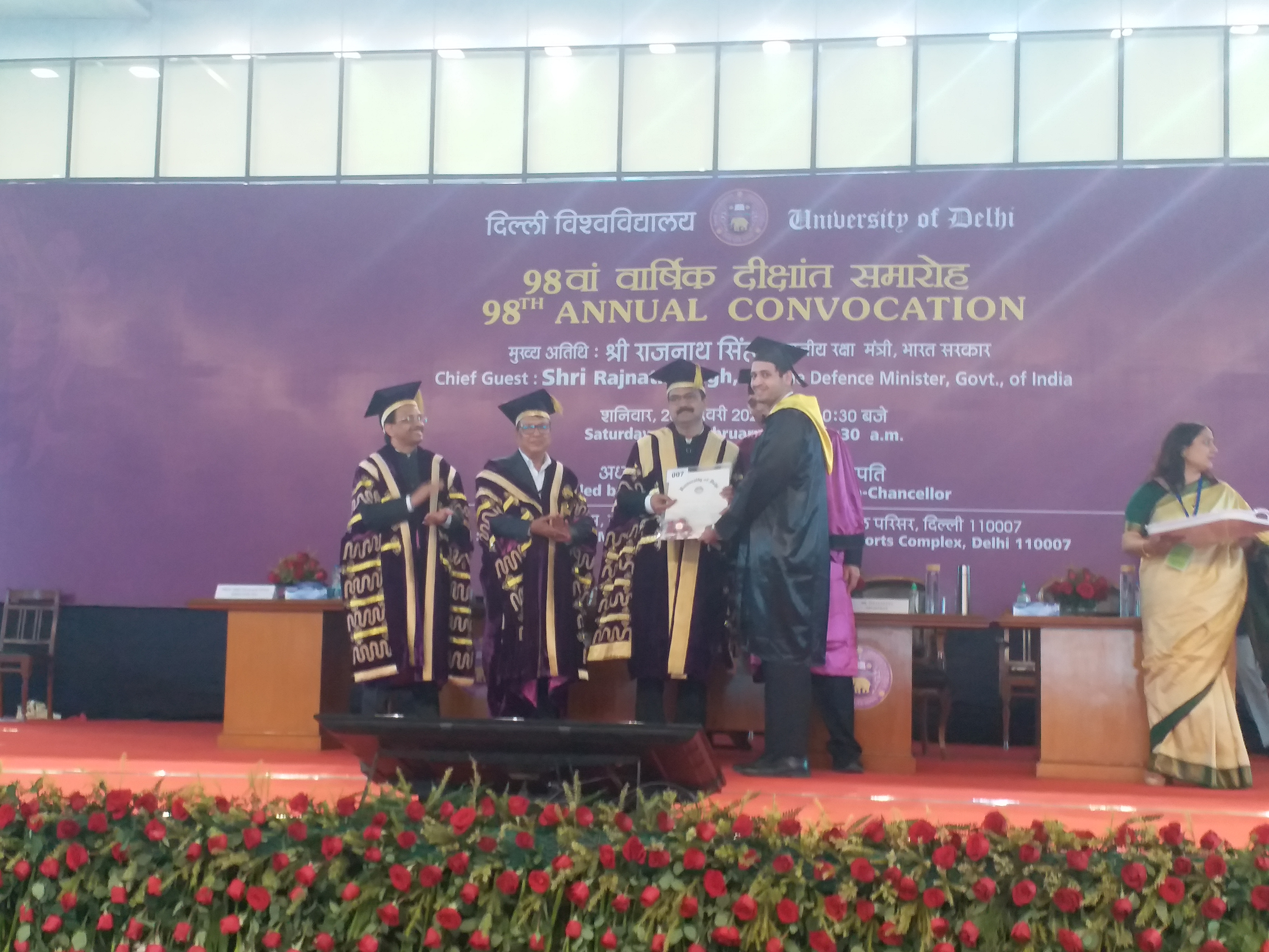 delhi-university-convocation-concluded-digital-degrees-given-to-more-than-lakh-students