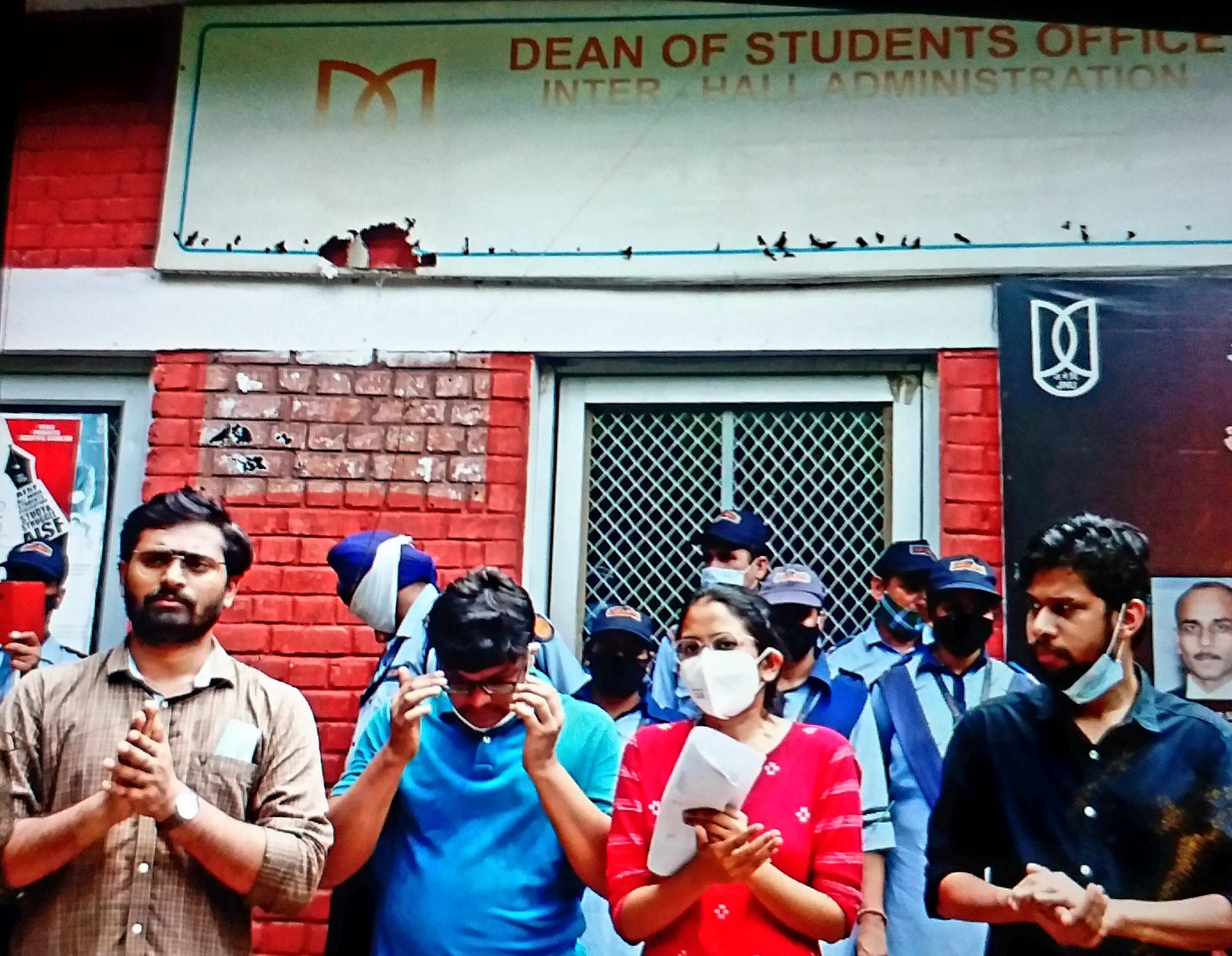 Protest in JNU delhi