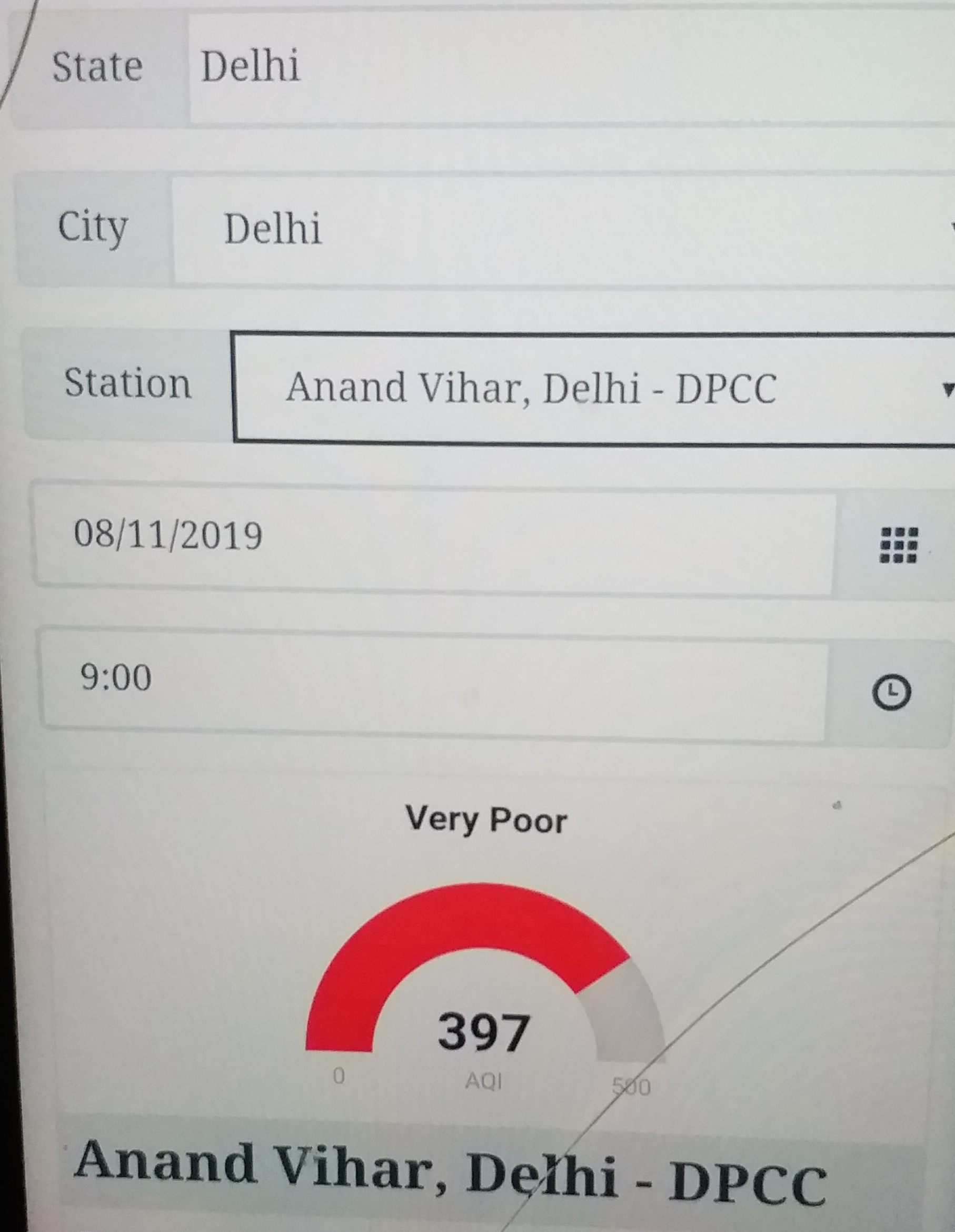 increasing pollution level in delhi ncr