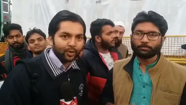 Jignesh mevani remark on pm modi and amit shah at jamia over CAA and NRC