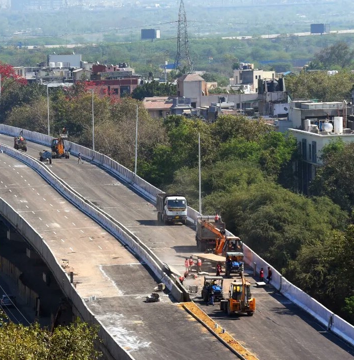 Kejriwal Inaugurated Flyover Extension