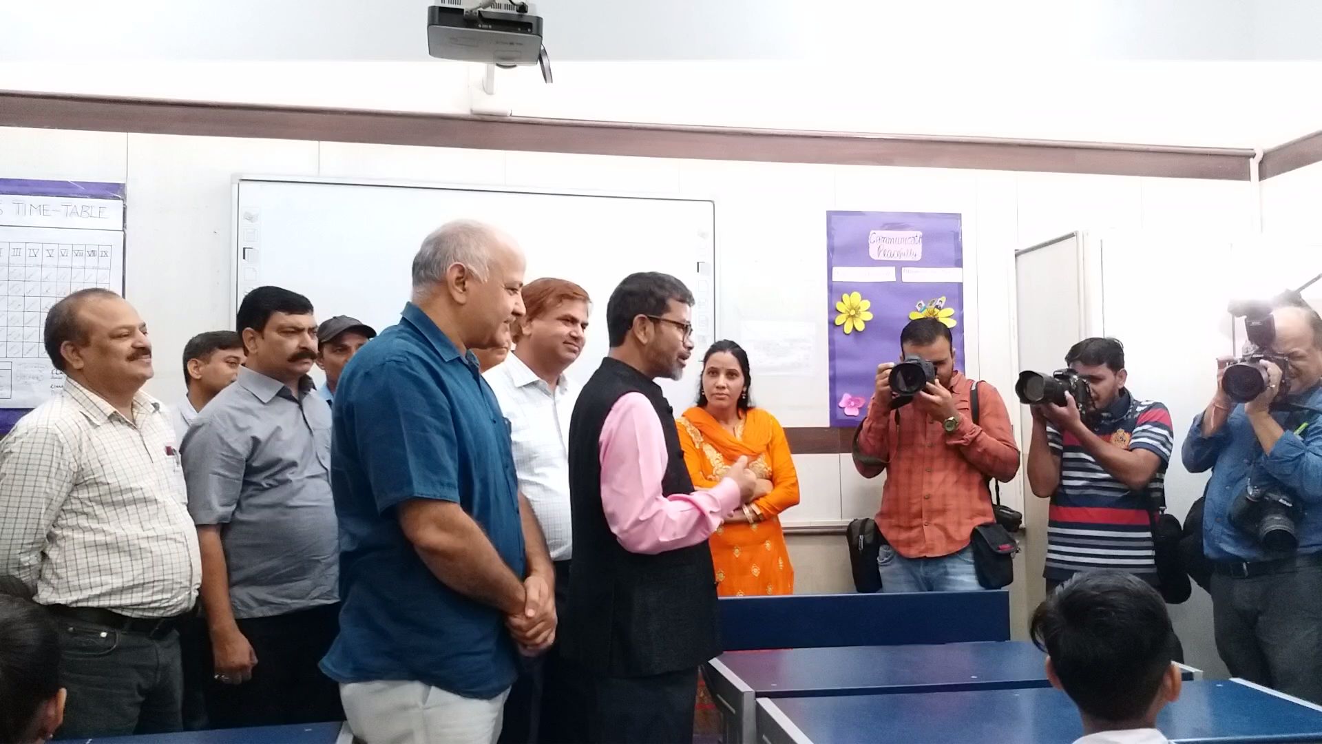 meghalaya education minister visit in delhi school