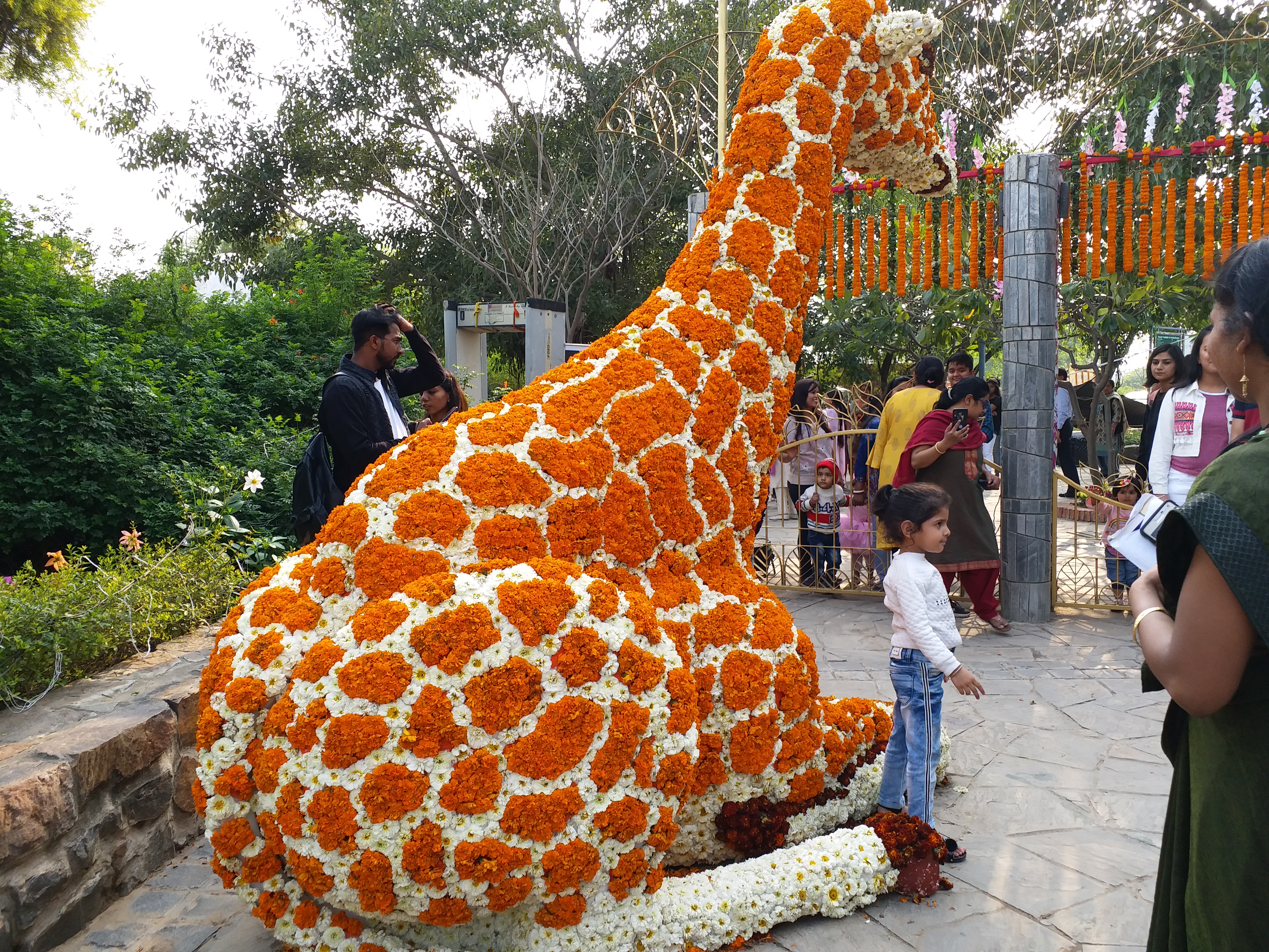 Flower exhibition organized at Delhi's Garden of Five Senses