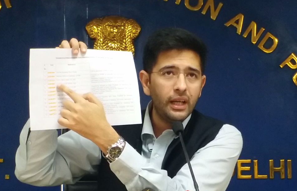 Raghav Chadha accuses Haryana govt of supplying less water to Delhi