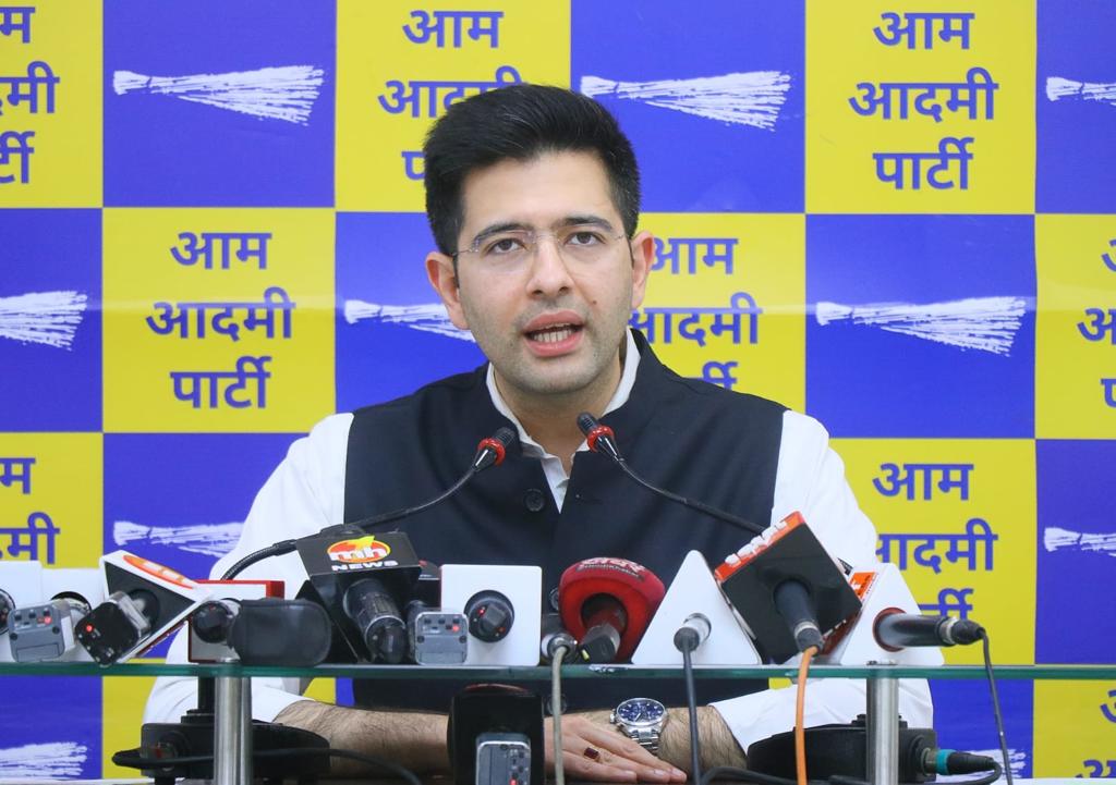 AAP MP Raghav Chadha Targets BJP