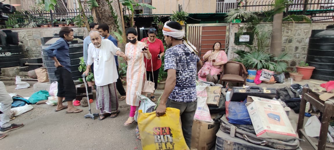 Padmashree Mayadhar Raut took shelter