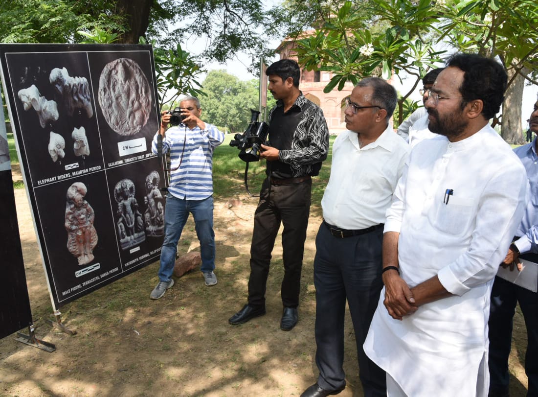 Union Culture Minister G Kishan Reddy Purana Qila visit