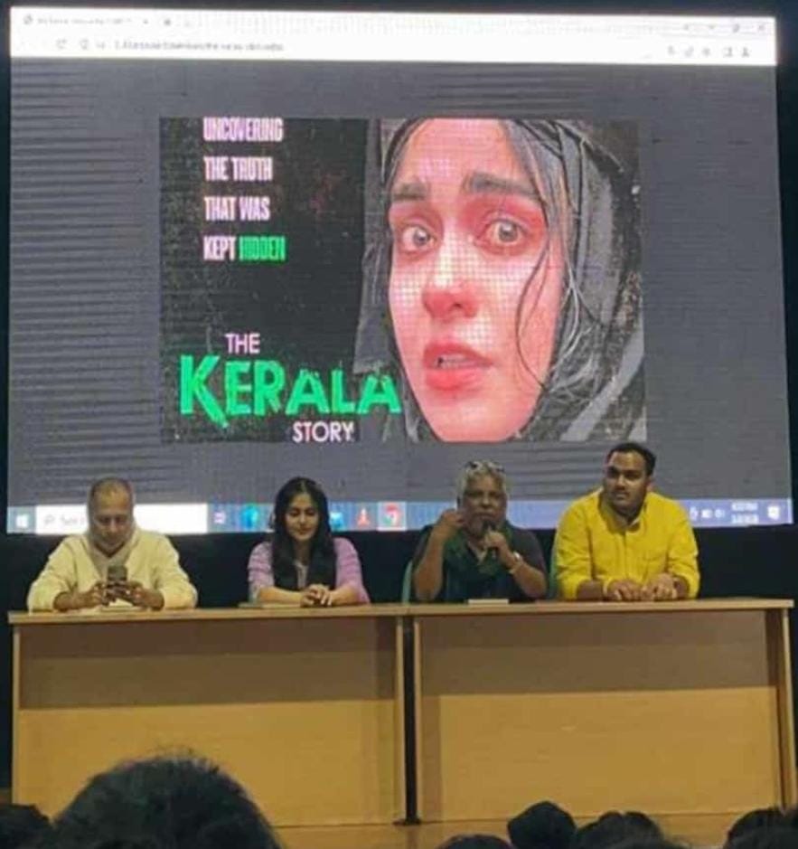 Screening of the film The Kerala Story in JNU