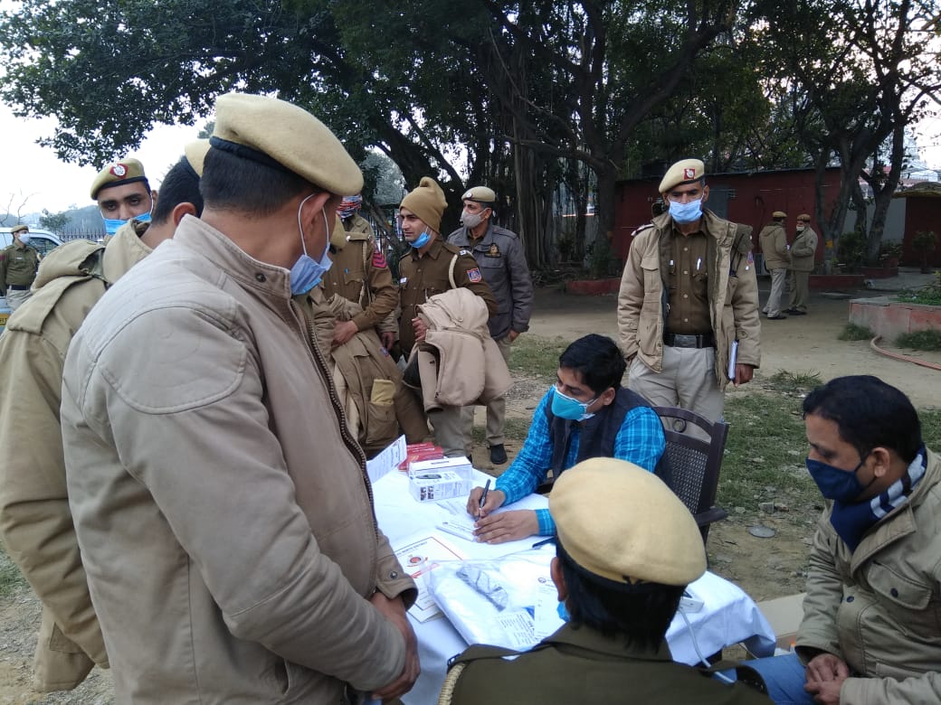 Health checkup of 1200 policemen in three-day health checkup camp