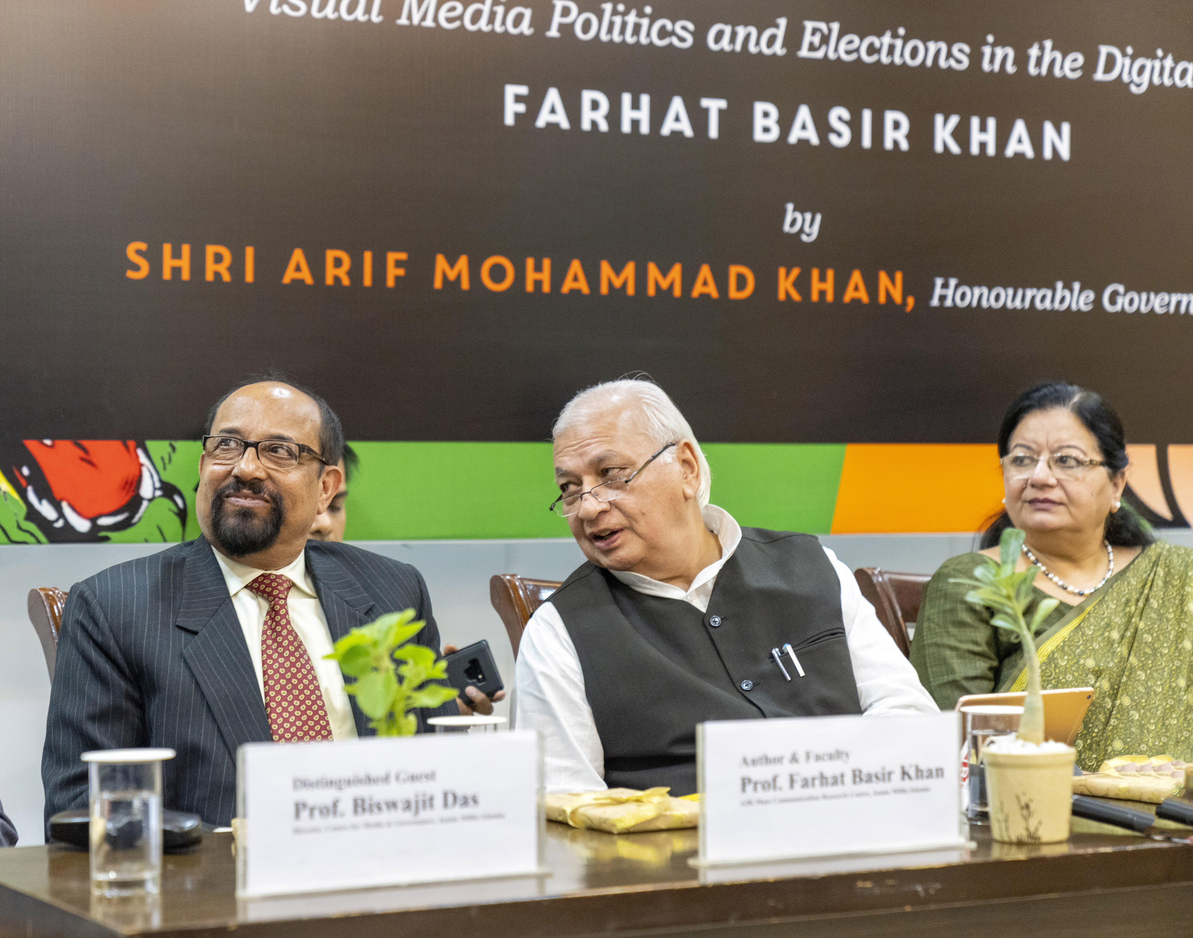 The Governor of Kerala unveiled the book The Game of Votes in jamia