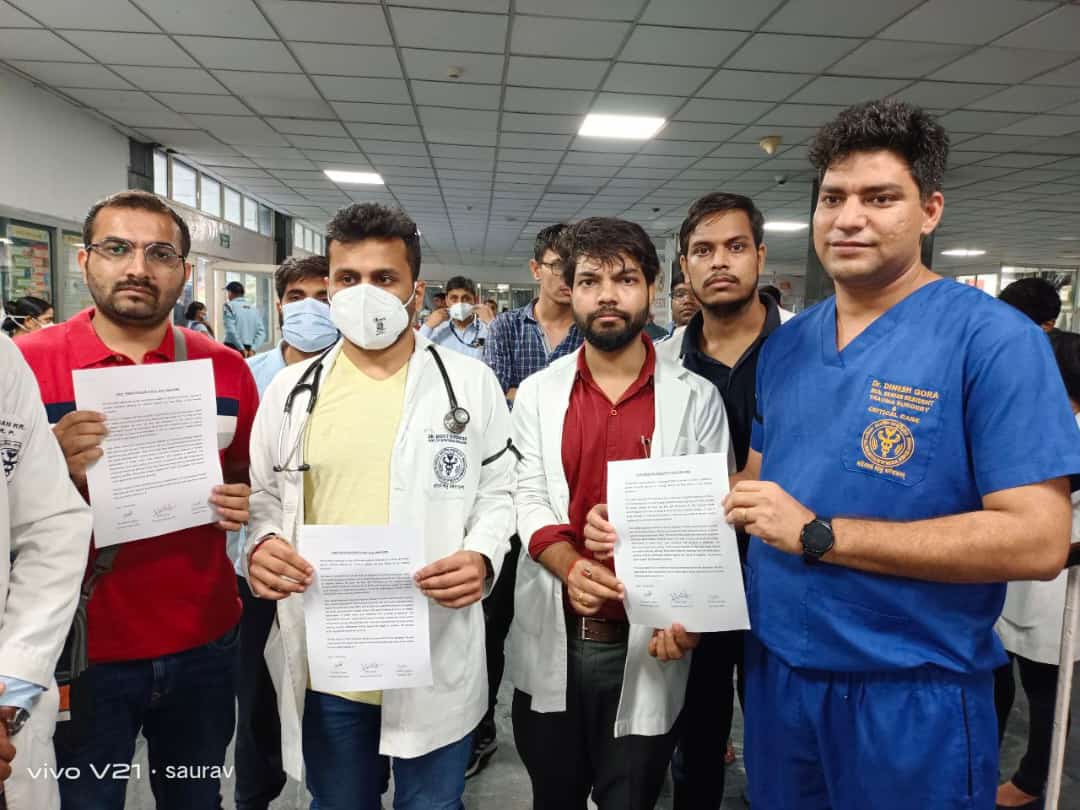 RDA Support to Optometry BSc students Protest in AIIMS Campus