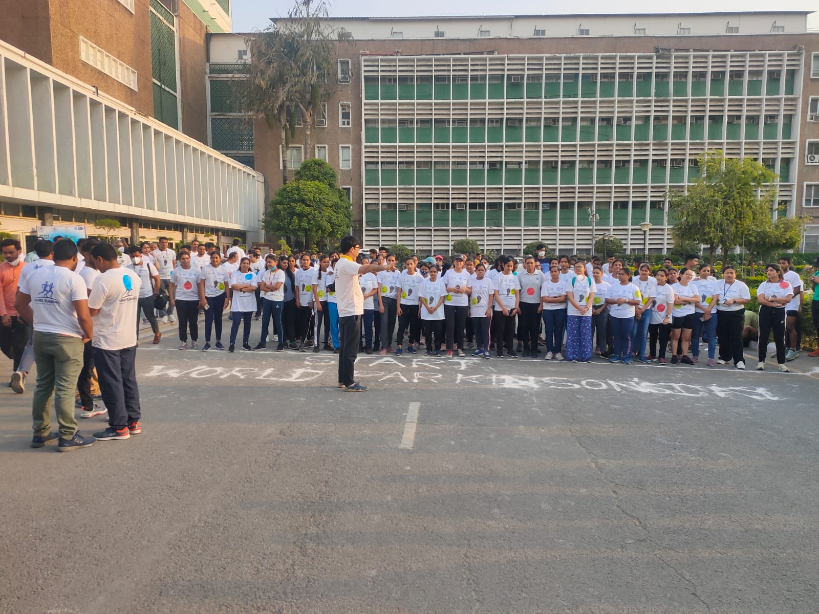 Marathon organized in AIIMS on World Parkinsons Day director honored winners