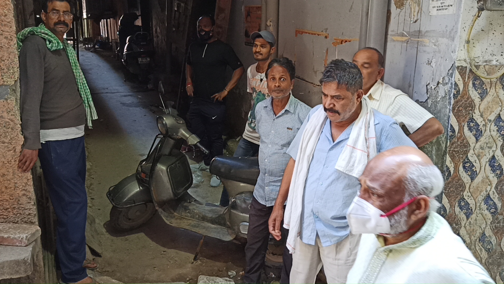 People of Harijan colony collected road by collecting donations