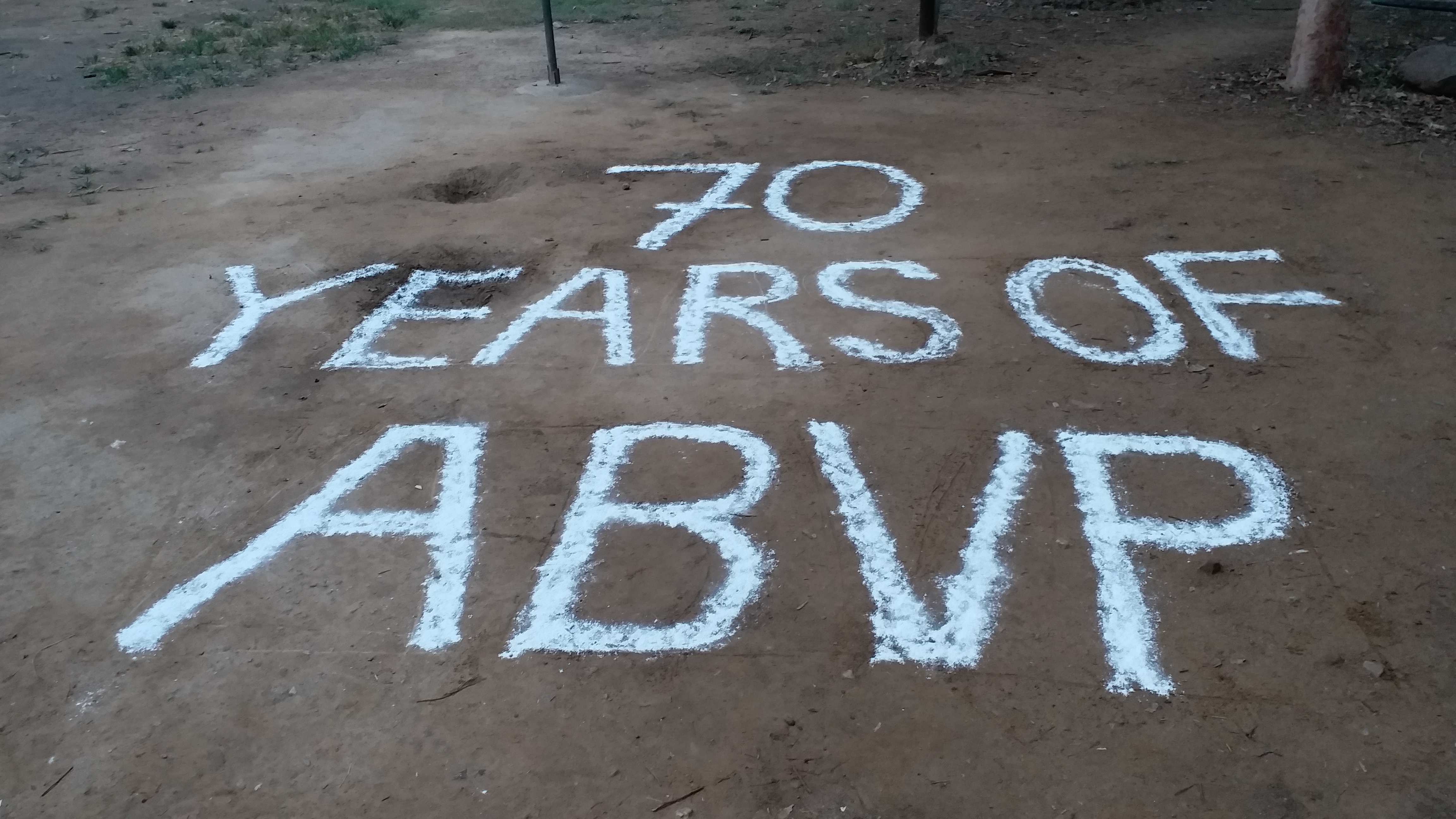 JNUs ABVP supporters are celebrating 70th anniversary of ABVP