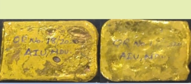 850 gram gold seized