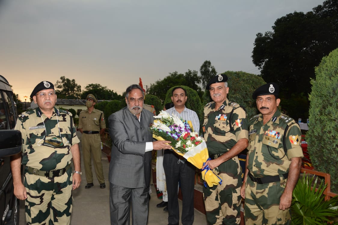 Parliament Standing Committee visited Jammu in eldership of anand sharma