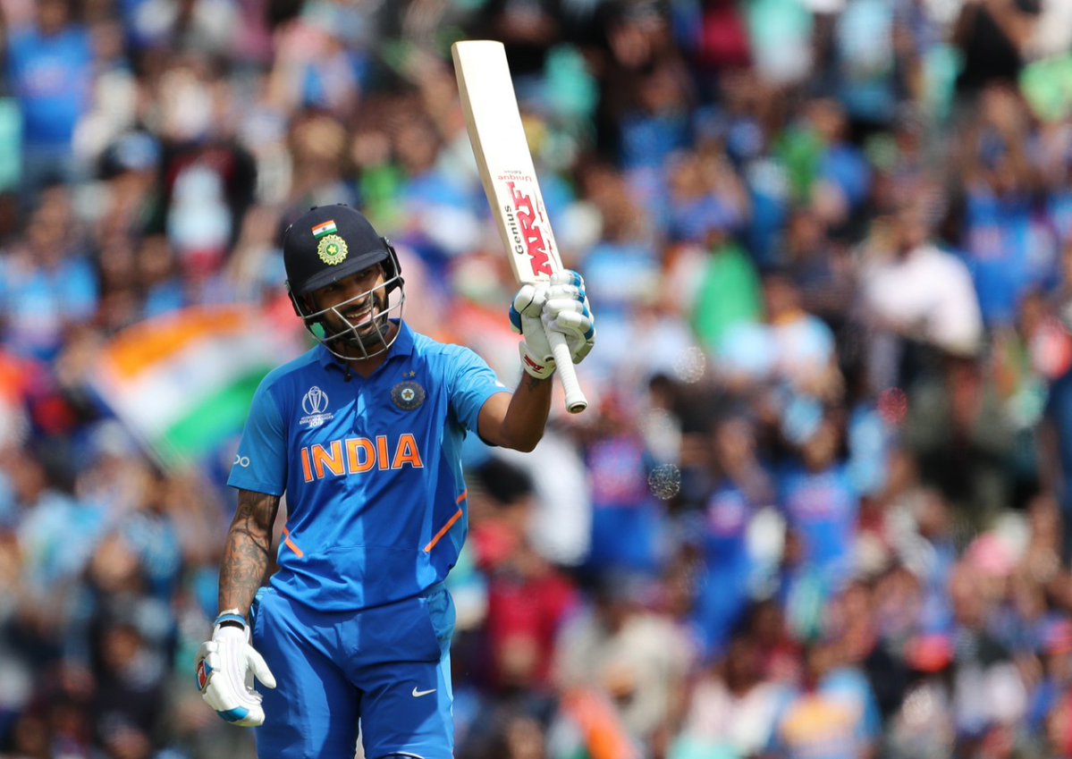 Shikhar Dhawan suffered thumb injury while playing 117 runs knock against Australia.