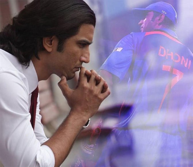 sushant in MS Dhoni: The Untold Story