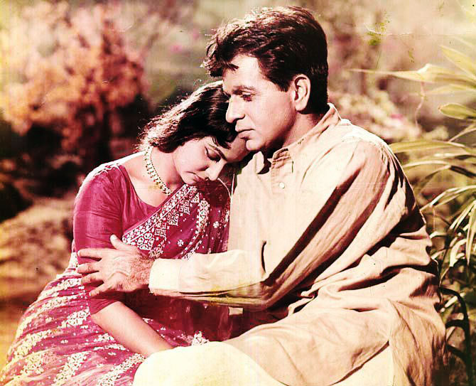 With Waheeda Rehman in Ram Aur Shyam