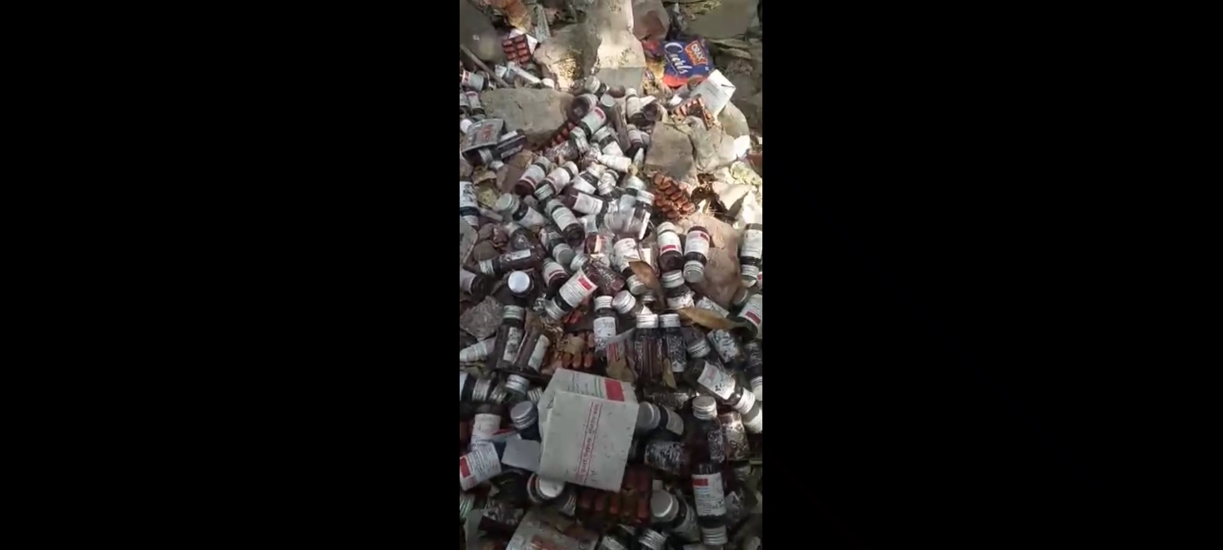 Medicines worth lakhs dumped in Lado Sarai forest