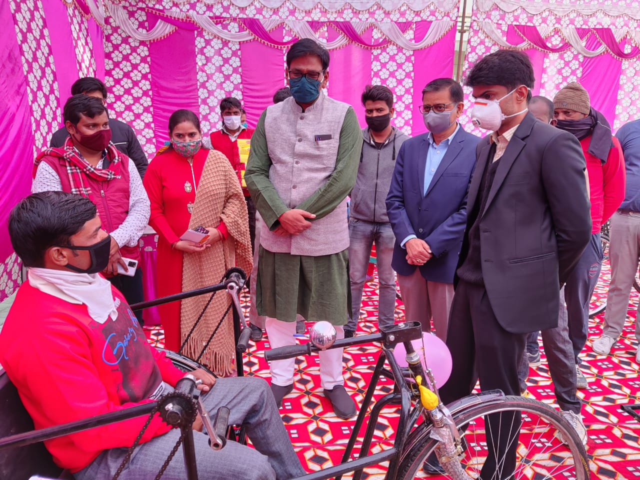 Distribution of tricycles and wheelchairs to the deserving on International Day of Persons with Disabilities