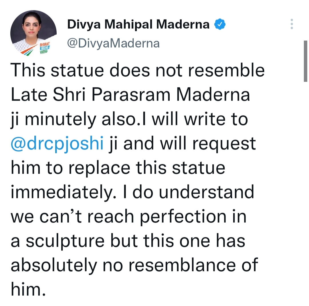 Divya Maderna targets cp joshi