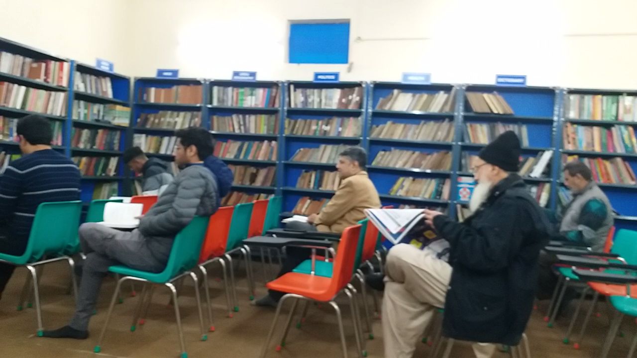 Library Set Up in Mosque