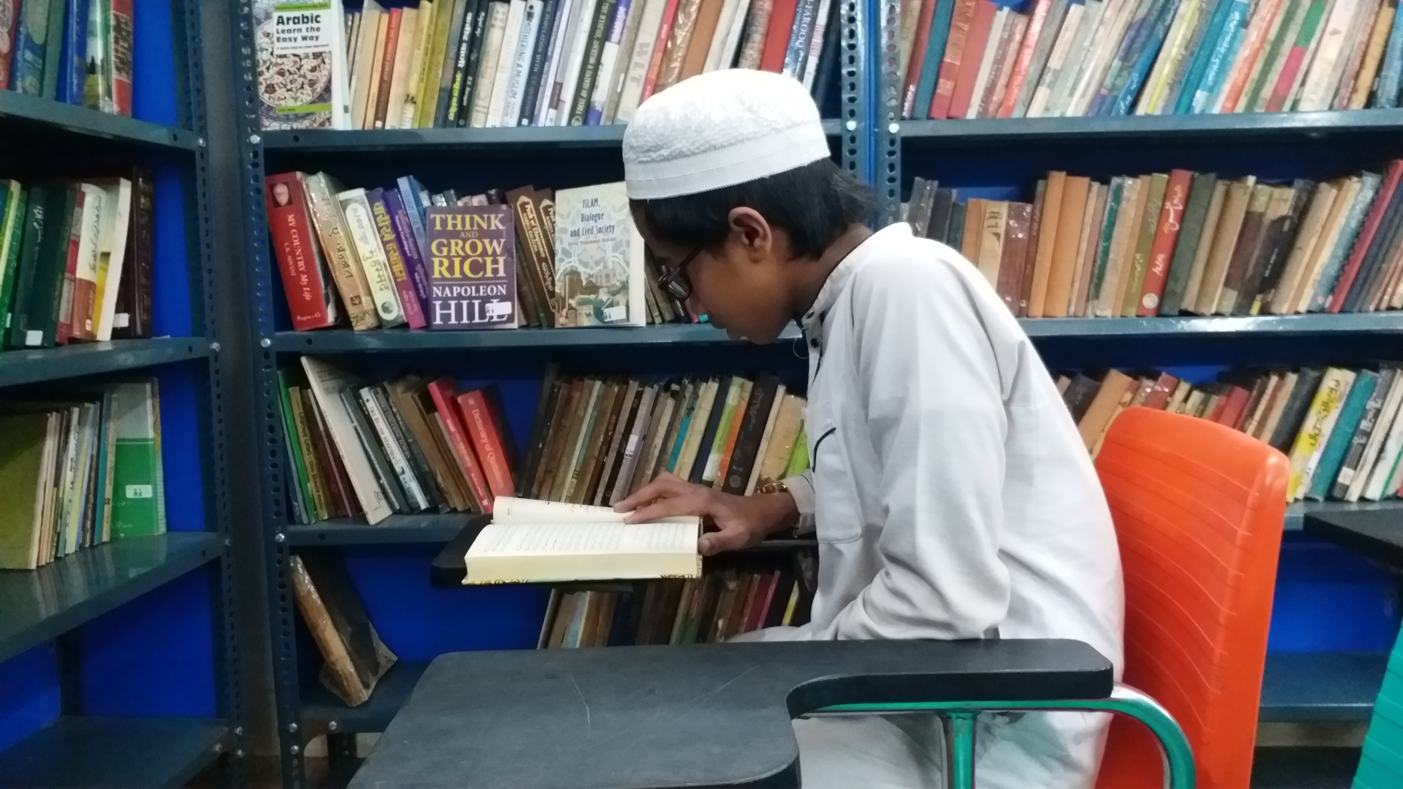 Library Set Up in Mosque