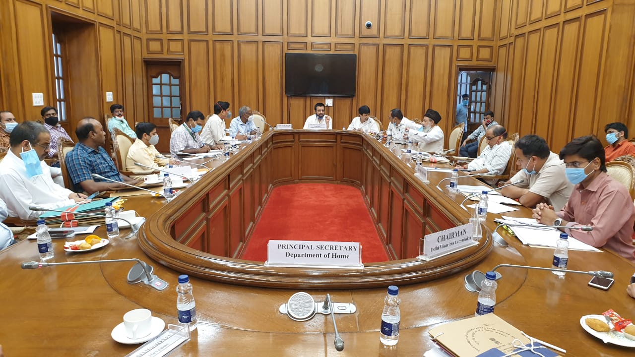 A meeting of the Minority Welfare Committee of the Delhi Assembly was held