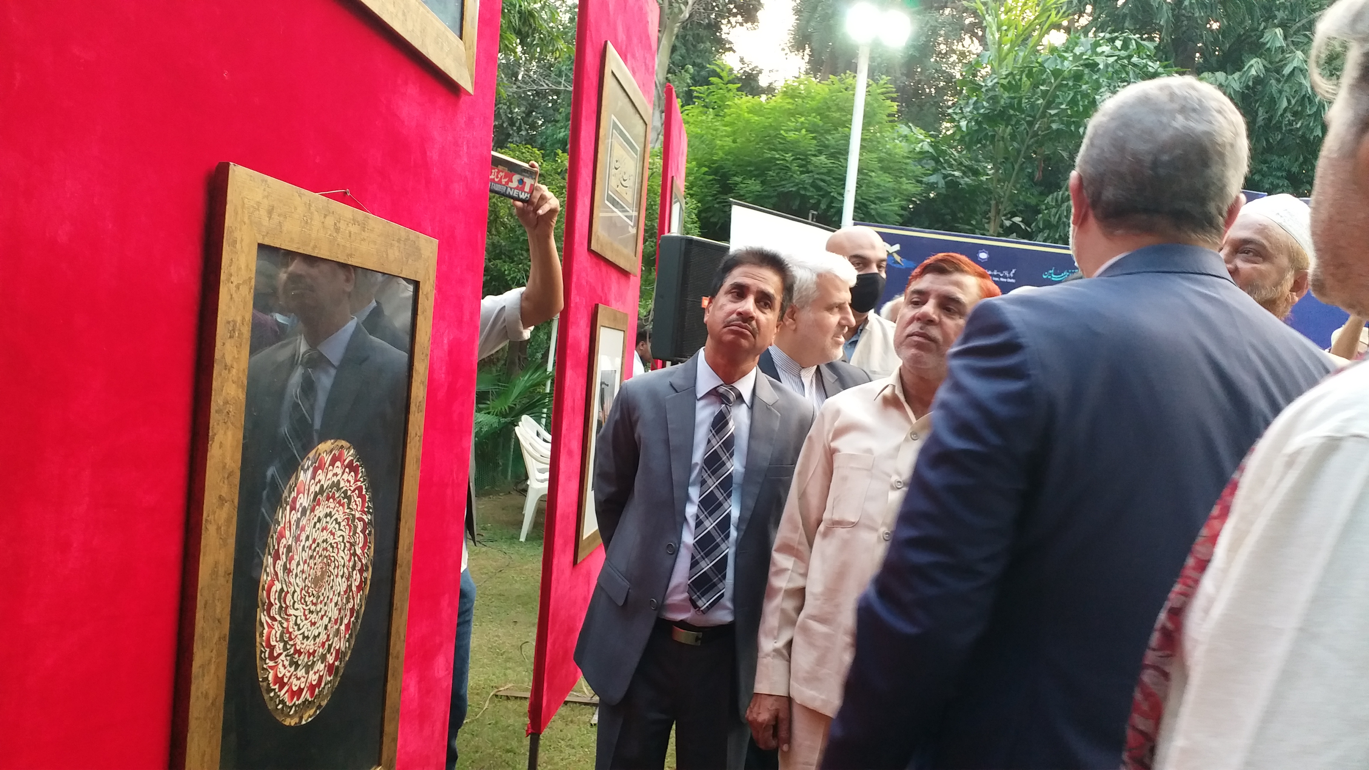 Calligraphy in the exhibition of Quranic manuscripts